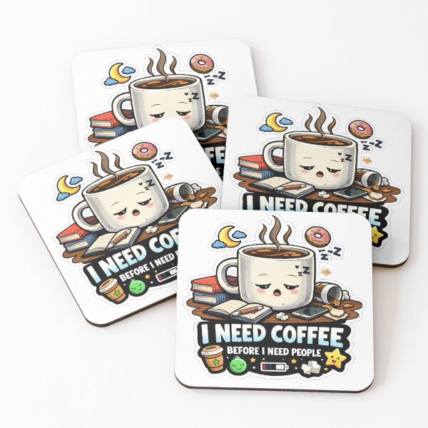Item preview, Tired Mug Needs Coffee Before People designed and sold by Owcomm.