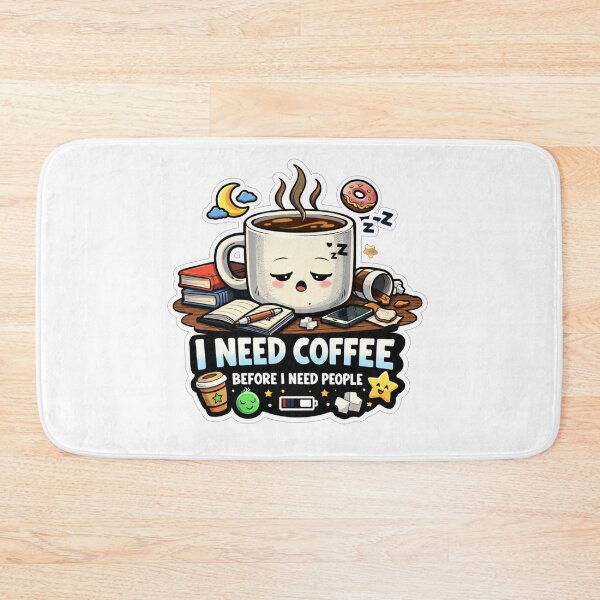 Item preview, Tired Mug Needs Coffee Before People designed and sold by Owcomm.