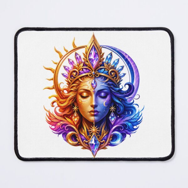 Item preview, Sun Moon Dual Goddess designed and sold by syotos-ai.