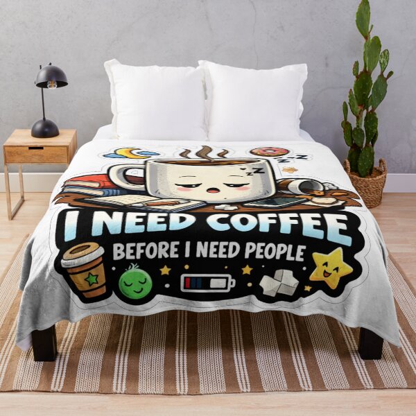 Item preview, Tired Mug Needs Coffee Before People designed and sold by Owcomm.