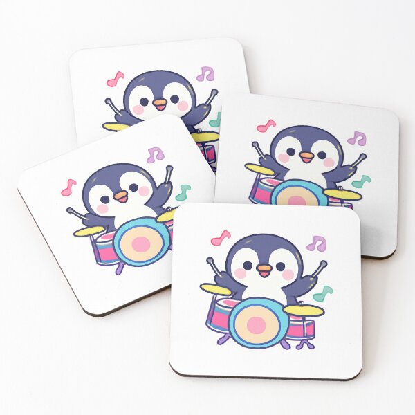 Item preview, Drummer Penguin designed and sold by foryouandyours.