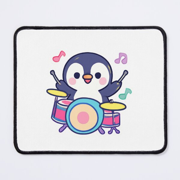 Item preview, Drummer Penguin designed and sold by foryouandyours.