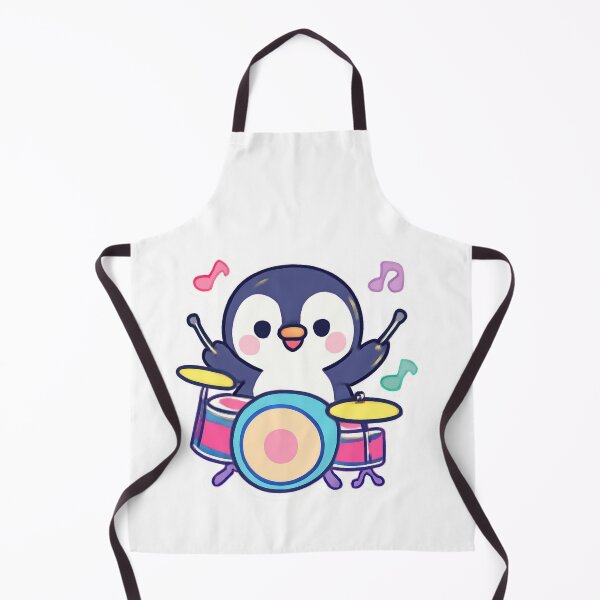 Item preview, Drummer Penguin designed and sold by foryouandyours.