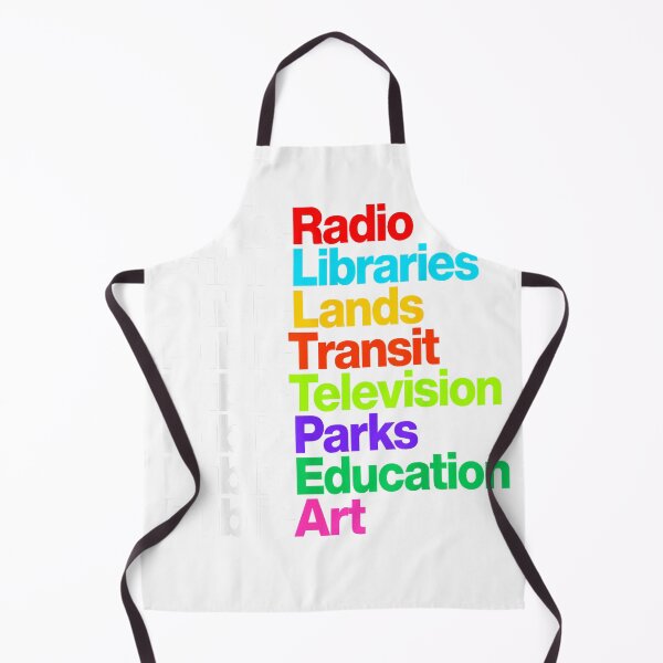 Item preview, Public Radio Libraries Lands Transit Television Parks T-Shirt designed and sold by DArtfulStudio.