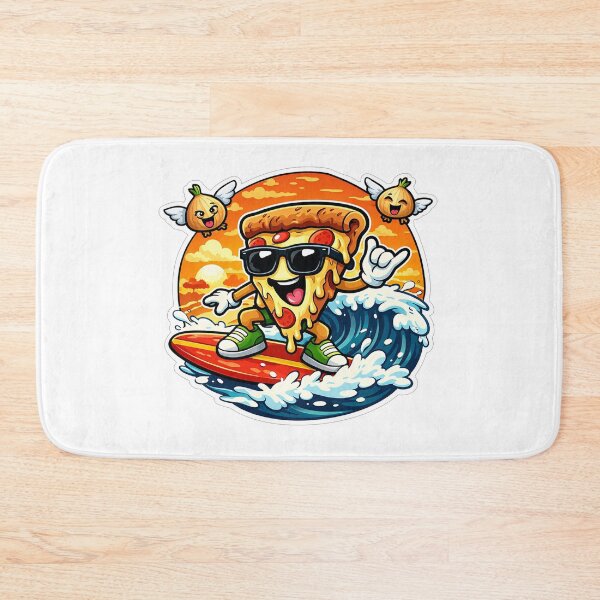 Item preview, Cool Pizza Surfing Slice designed and sold by Owcomm.