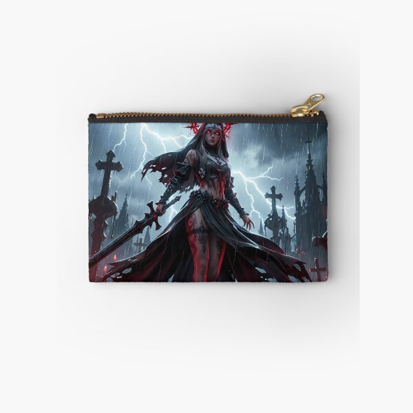Item preview, Crimson Nun Gothic Dark Fantasy Art designed and sold by GalleryBrisArt.