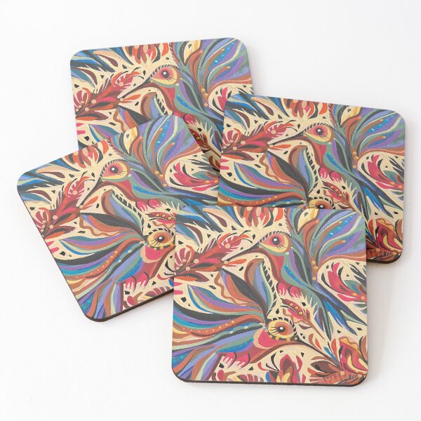Item preview, Vibrant Feather Pattern designed and sold by Pelicich.