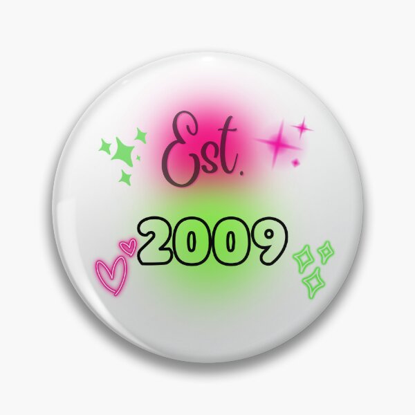 Item preview, Est 2009 Retro Pink Green Neon Airbrush 80s Look  designed and sold by JaymeOctober.