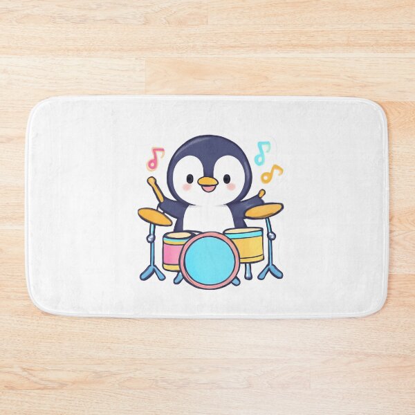 Item preview, Drummer Penguin designed and sold by foryouandyours.