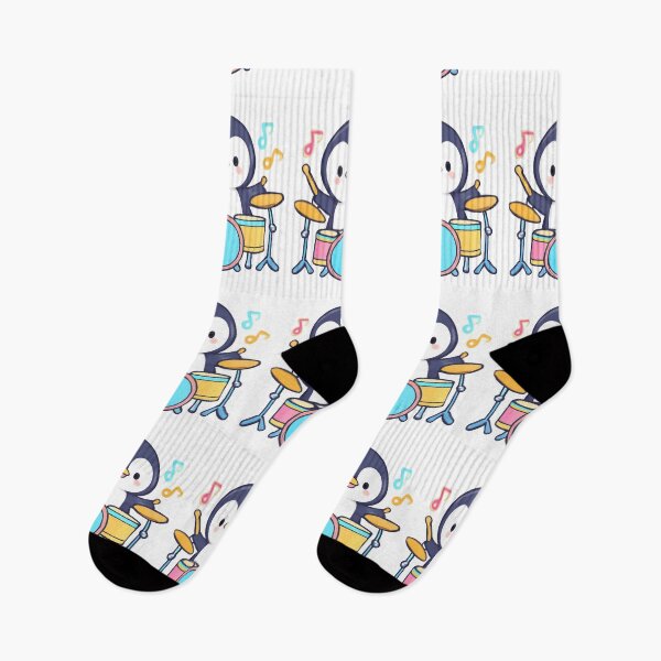 Aperçu de l'œuvre Drummer Penguin créée et vendue par foryouandyours.