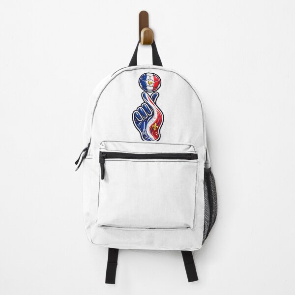 Item preview, France Soccer Finger Spin Design | French Football Fan Art | Tricolor Football Graphic | France World Cup Supporter Gift | Soccer Lover T-Shirt Sticker Poster designed and sold by thesmilngnature.