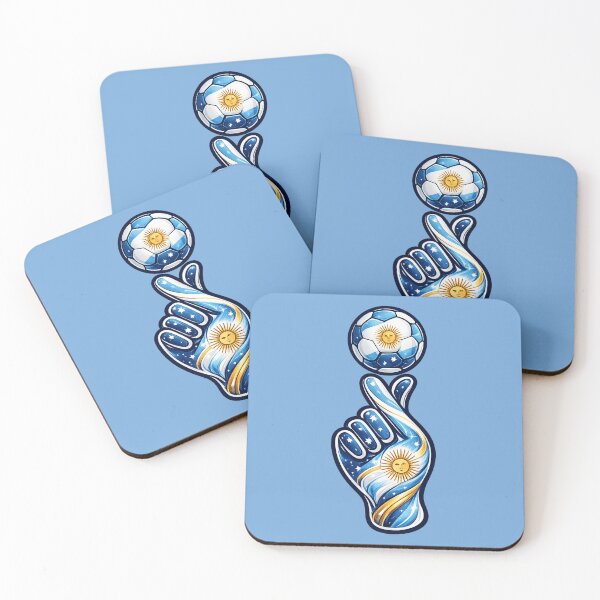 Item preview, Argentina Soccer Hand Art | Argentine Football Fan Gift | World Cup Supporter Design | Argentina Flag Soccer Graphic | Football Lover T-Shirt designed and sold by thesmilngnature.