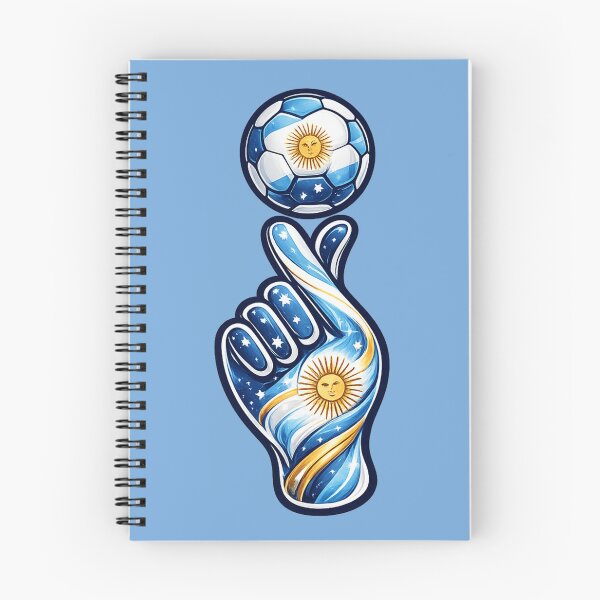 Item preview, Argentina Soccer Hand Art | Argentine Football Fan Gift | World Cup Supporter Design | Argentina Flag Soccer Graphic | Football Lover T-Shirt designed and sold by thesmilngnature.