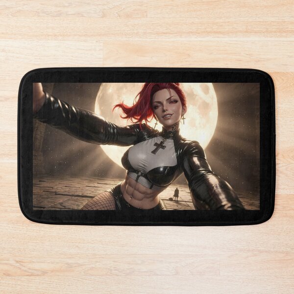 Item preview, Crimson Nun Gothic Dark Fantasy Art designed and sold by GalleryBrisArt.