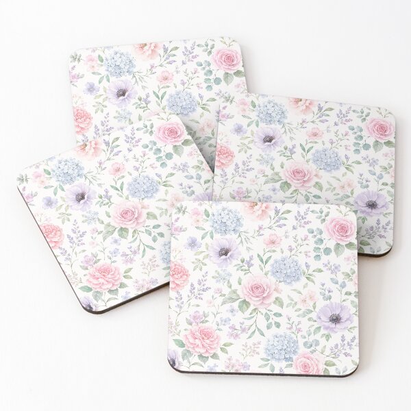 Item preview, Soft Pastel Floral Garden Watercolor designed and sold by Owcomm.