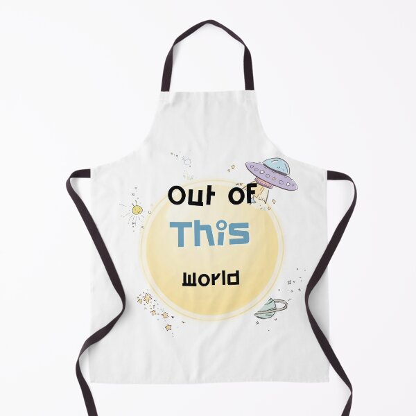 Item preview, Out Of This World Retro Spaceship Galaxy Quote designed and sold by Good Day Design.