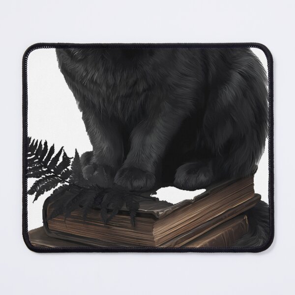 Item preview, Black Cat on Gothic Spell Books designed and sold by IllumeInk.