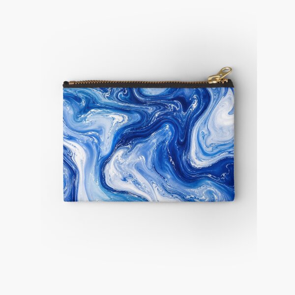 Item preview, Oceanic Blue Swirl Marble Pattern designed and sold by Owcomm.