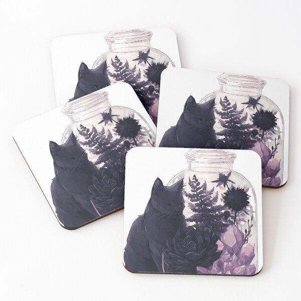 Item preview, Wolf Amethyst Antlers Black Roses designed and sold by IllumeInk.