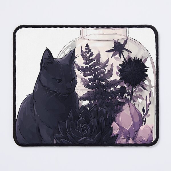 Item preview, Wolf Amethyst Antlers Black Roses designed and sold by IllumeInk.