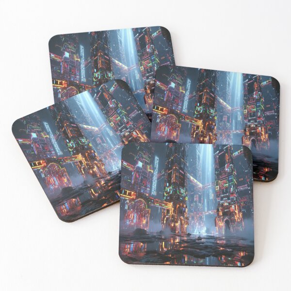 Item preview, Neon Labyrinth of Eternal Code: Cyberpunk Cyber Maze designed and sold by RavenCrow444.