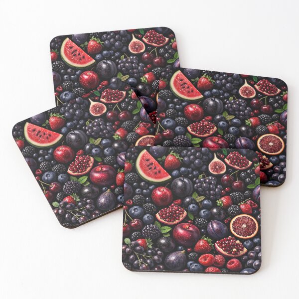 Item preview, Dark Fruit Harvest Pattern designed and sold by Owcomm.