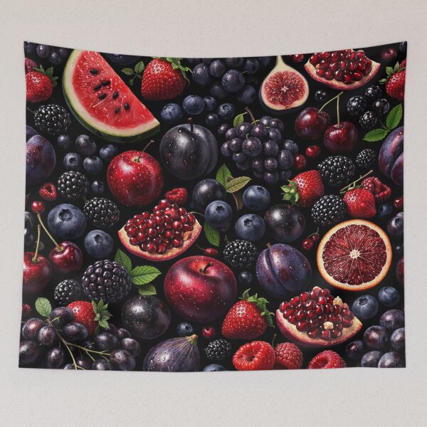 Item preview, Dark Fruit Harvest Pattern designed and sold by Owcomm.