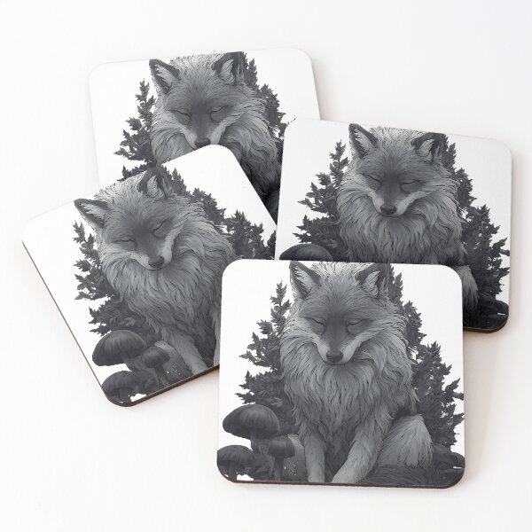 Item preview, Wolf Gothic Moonlit Clearing designed and sold by IllumeInk.