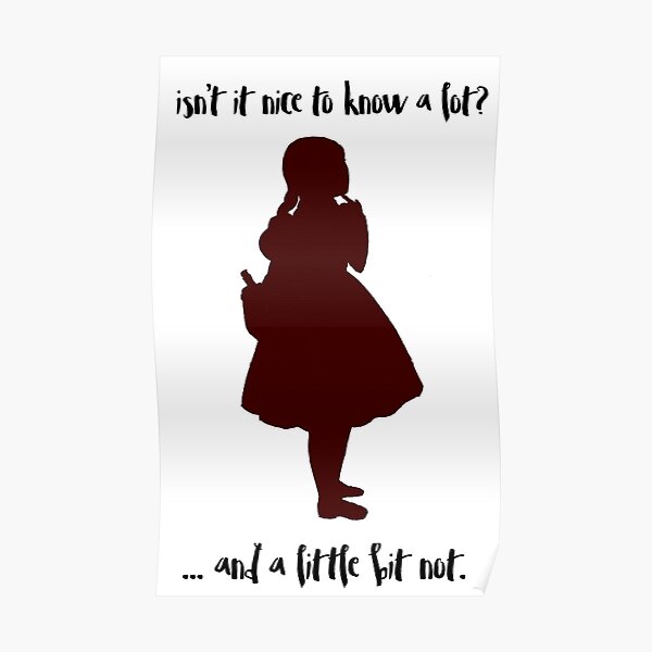 Isn't it Nice to Know a Lot? Poster