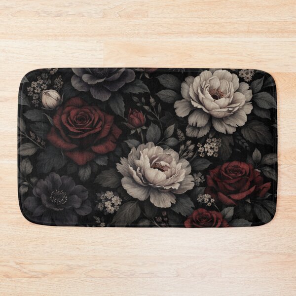 Item preview, Gothic Dark Botanical Floral Pattern designed and sold by Owcomm.