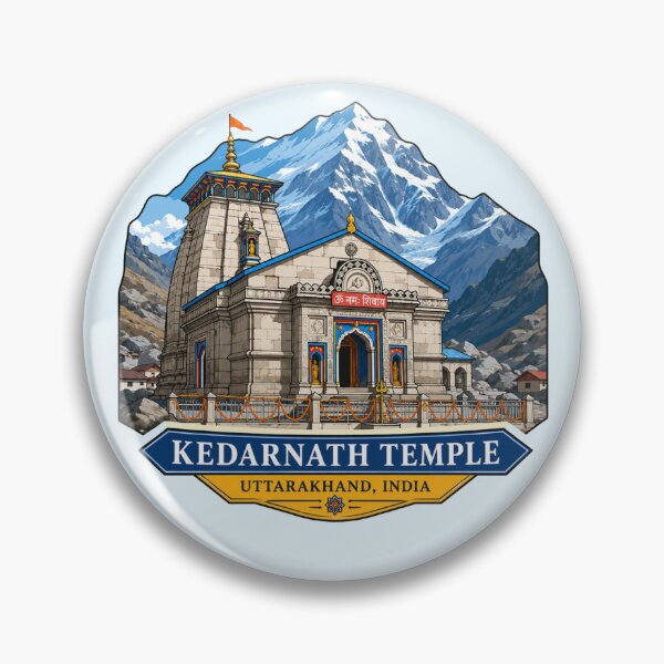Artikelvorschau, Kedarnath-Tempel, Uttarakhand, Indien entworfen und verkauft von Myra365Art.