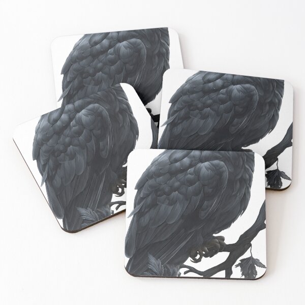 Item preview, Owl on Dark Wormwood Branch designed and sold by IllumeInk.