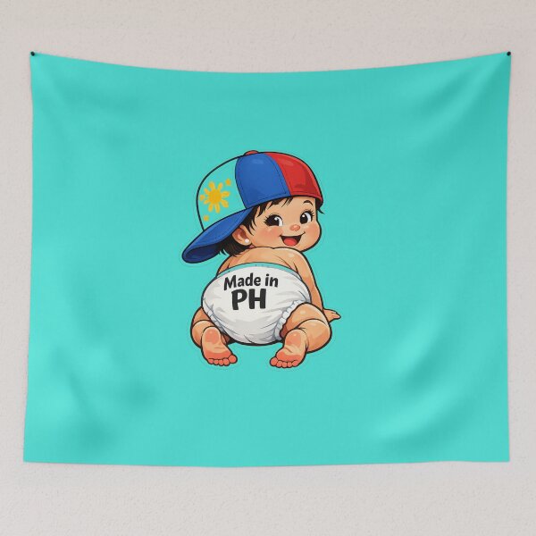 Item preview, Made In Philippines! - Cute Pinoy Baby! designed and sold by FlipFlopTeesCo.