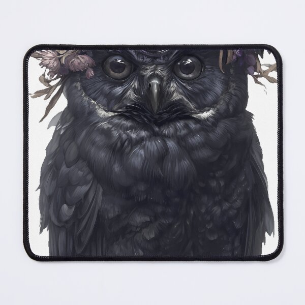 Item preview, Owl Third Eye Gothic Flower Crown designed and sold by IllumeInk.