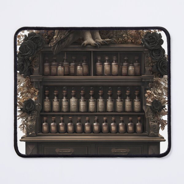 Item preview, Owl Apothecary Cabinet Potion Bottles designed and sold by IllumeInk.