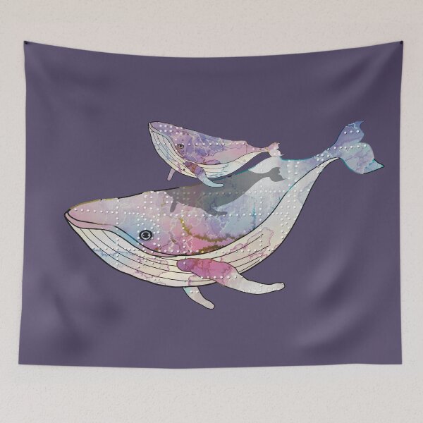 Item preview, Humpback Whale Mother and Calf Whale Migration Dreamscape designed and sold by Karin Taylor.