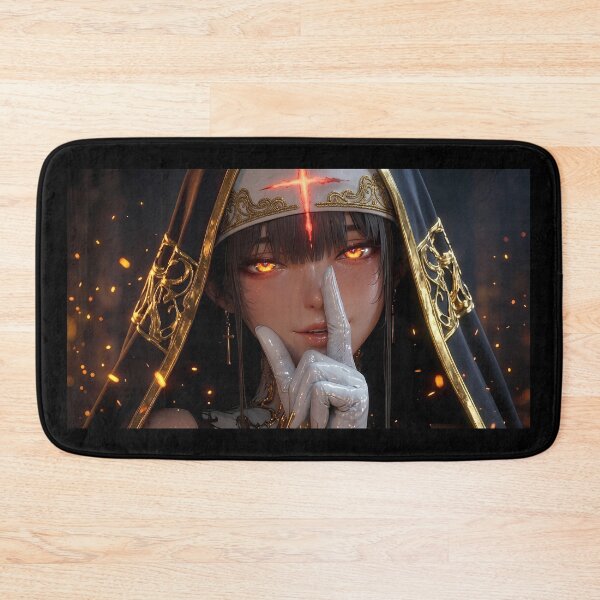 Item preview, Crimson Nun Gothic Dark Fantasy Art designed and sold by GalleryBrisArt.