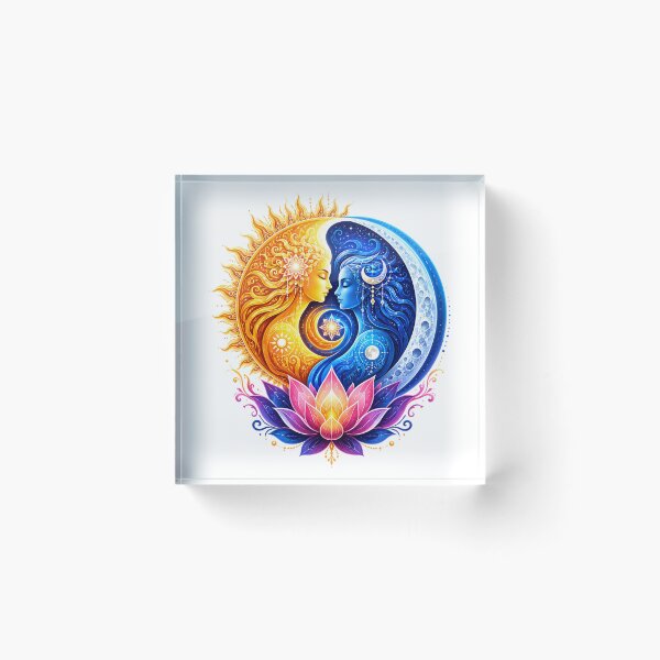 Item preview, Solar Lunar Lotus Union designed and sold by syotos-ai.