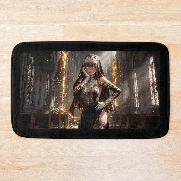 Item preview, Crimson Nun Gothic Dark Fantasy Art designed and sold by GalleryBrisArt.