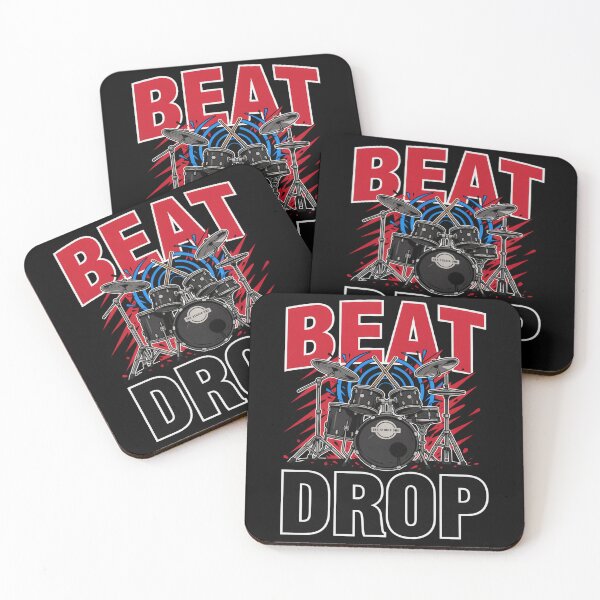 Item preview, Beat Drop – Drum Kit Drummer Rock Music Design designed and sold by Midnight Veil Designs.