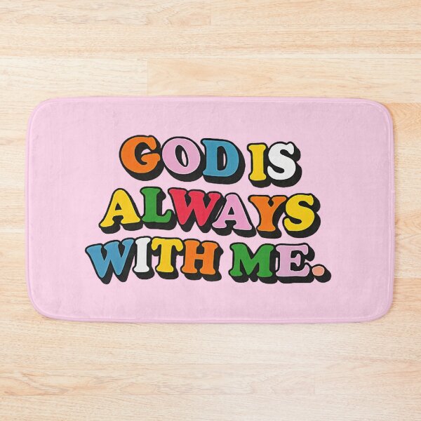 Item preview, God is always with me. designed and sold by YChangShop.
