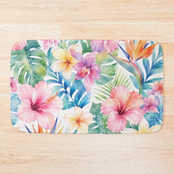 Item preview, Tropical Watercolor Floral Paradise designed and sold by Owcomm.