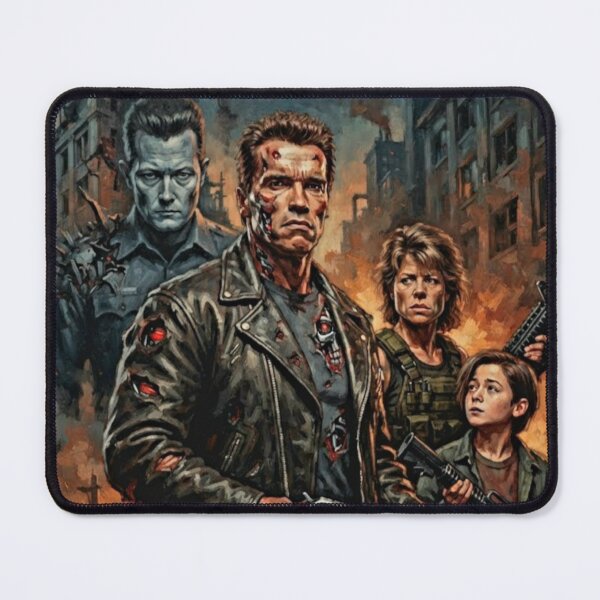 Item preview, Terminator 2 Judgment Day Retro Sci-Fi Action Cyberpunk Tribute Art Movie Poster designed and sold by Art's Diner.