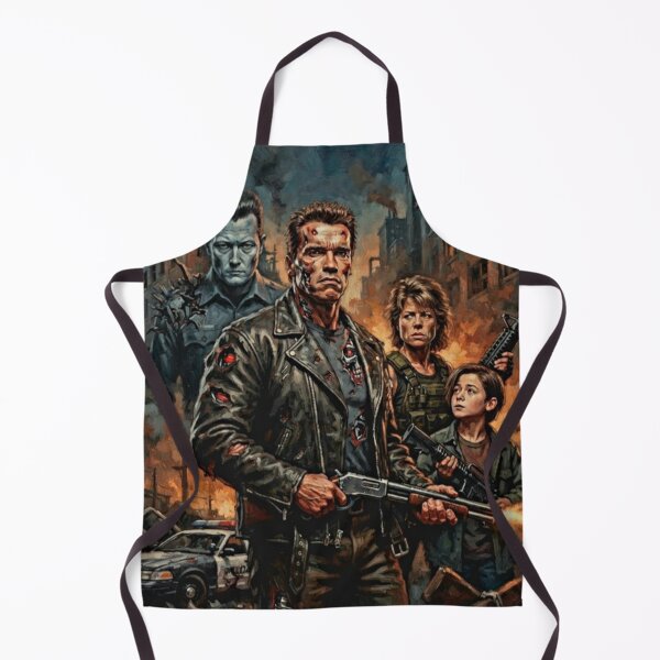 Item preview, Terminator 2 Judgment Day Retro Sci-Fi Action Cyberpunk Tribute Art Movie Poster designed and sold by Art's Diner.