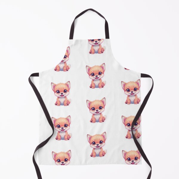 Item preview, Cute Baby Fox Sticker | Kawaii Fox With Big Eyes | Adorable Woodland Animal Art designed and sold by AhiraDesign.