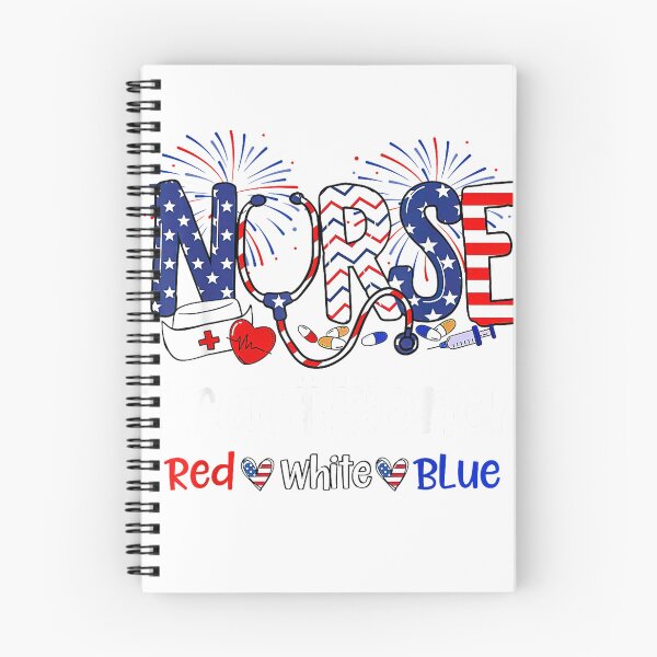 Item preview, Red White Blue Nurse Practitioner US Flag 4th Of July T-Shirt designed and sold by kevincuellar.