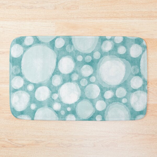 Item preview, Turquoise Droplets Watercolor Stripes-Part of My Vintage Surfboard  and Women's Swimsuit Collection designed and sold by PD-Coastal.