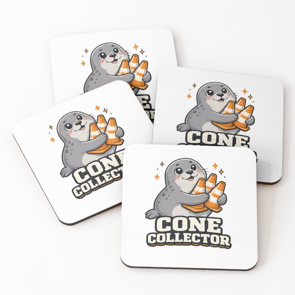 Item preview, Cone Collector – Funny Seal Meme Vector designed and sold by wizooo411.