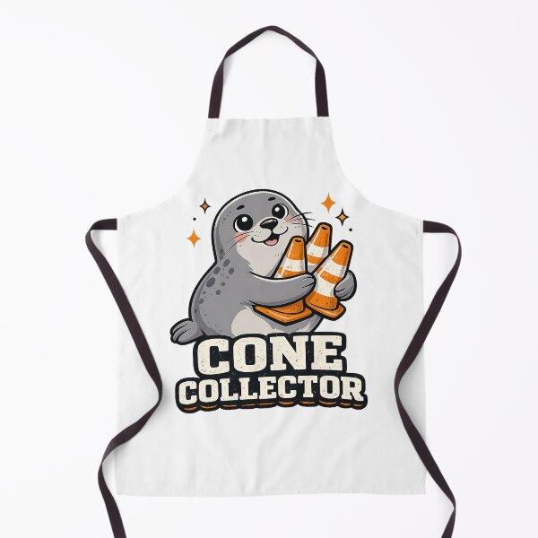 Item preview, Cone Collector – Funny Seal Meme Vector designed and sold by wizooo411.
