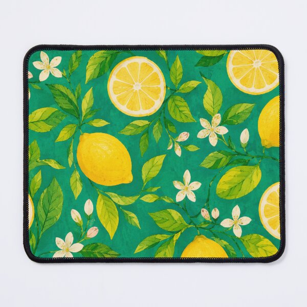 Item preview, Mediterranean Lemon Citrus Seamless Pattern designed and sold by bosamji.